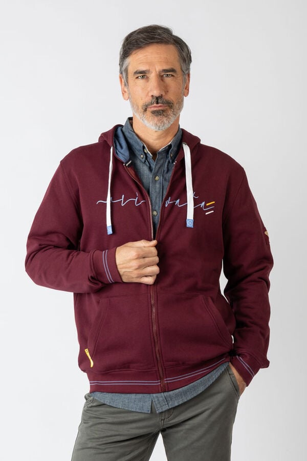 Privata Sweatshirt aberto com capuz e bolsos Granada