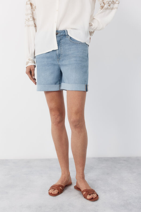 Cortefiel Jeans shorts Navy