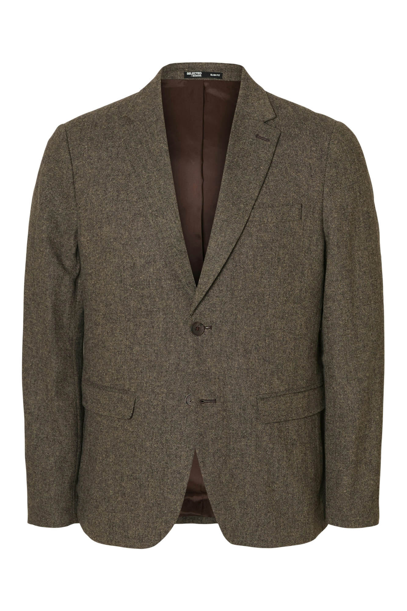 Selected Blazer de l&atilde; slim fit