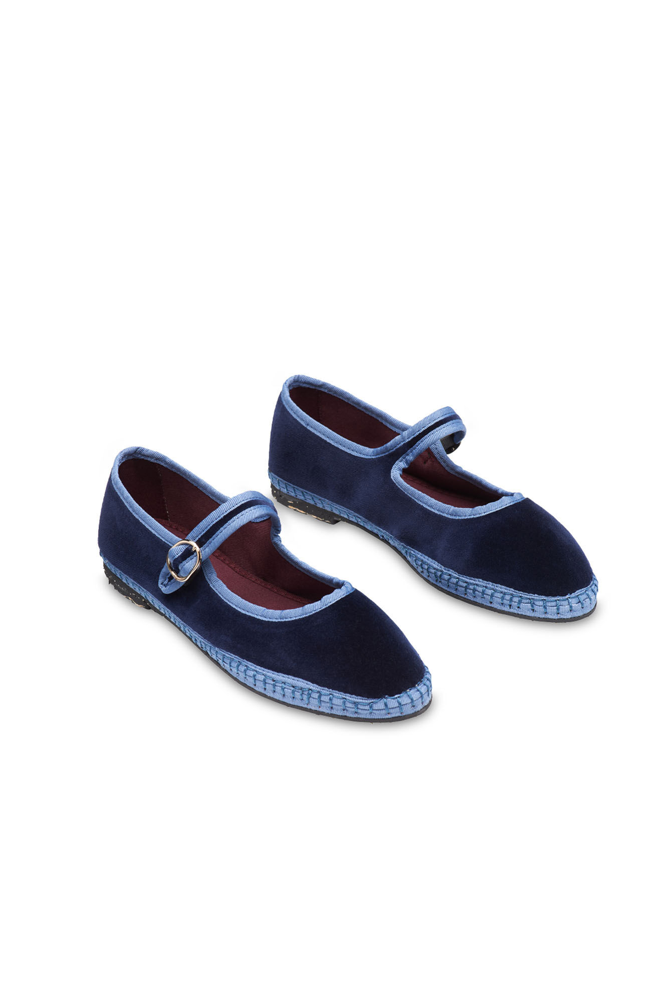 Flabelus Veludo Mary Janes