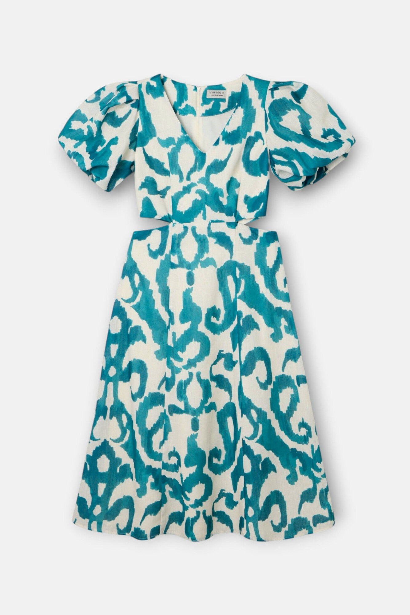 Silbon Vestido Event Collection cut out estampado