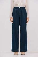 Cortefiel -jeans with pleats- Blue