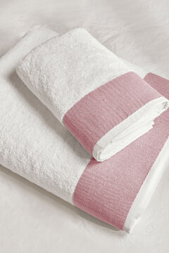 Cortefiel Aqua Sand 600 Bath Towel Lilac