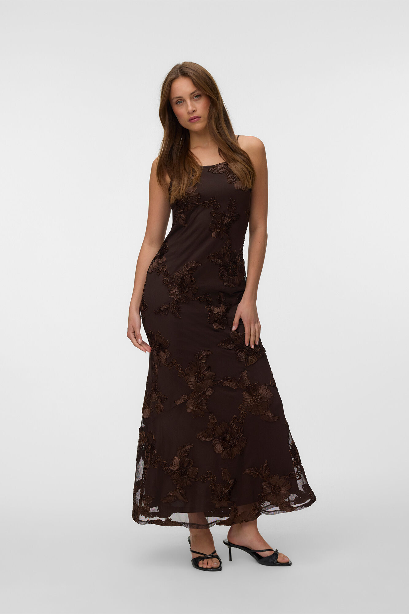 Vero Moda Vestido de tule com relevo