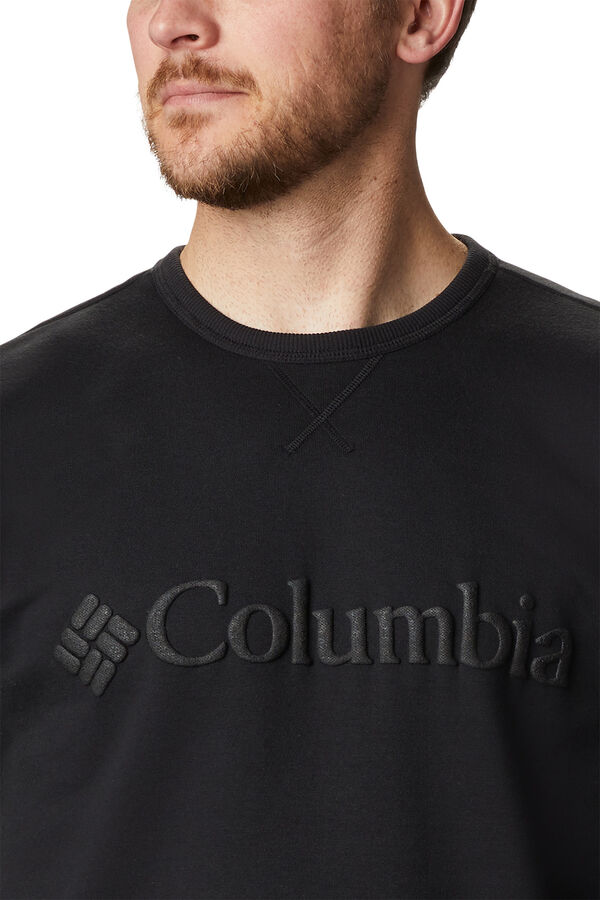 Cortefiel Camisola de gola redonda com logo Columbia™ para homem Cinzento