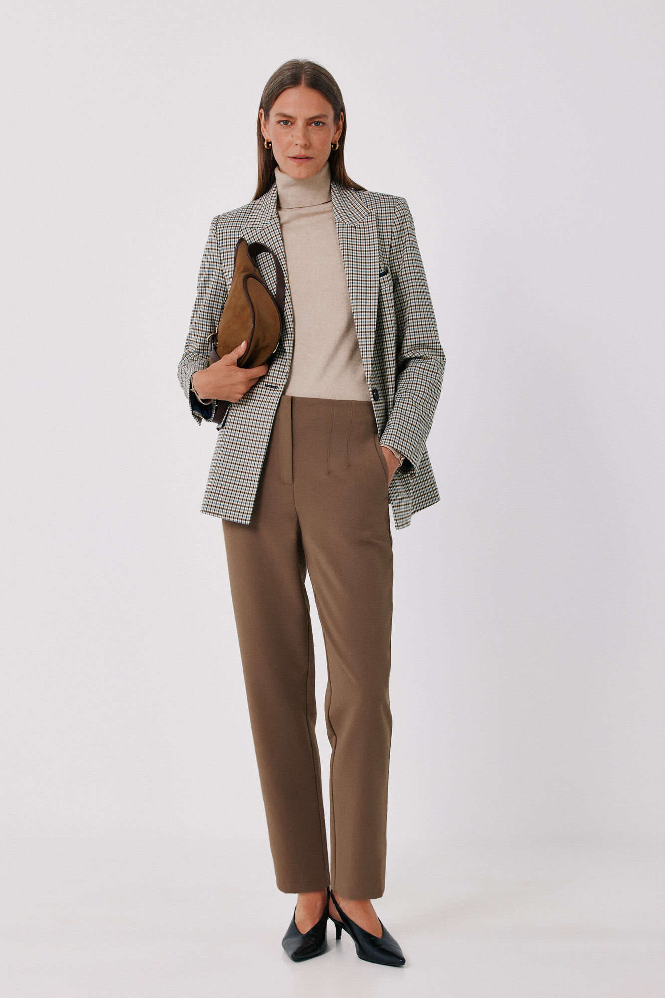 Cortefiel Slim fit tailored trousers