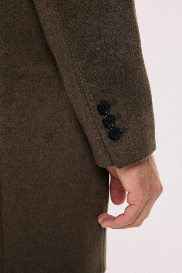 Jack & Jones Sobretudo longo com fecho combinado Cinzento