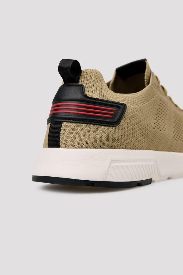 Cortefiel Textile trainers Beige