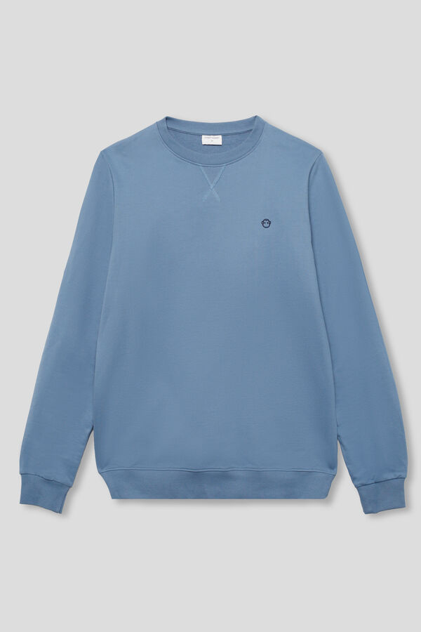Street Monkey Sweatshirt básico regular fit Azul
