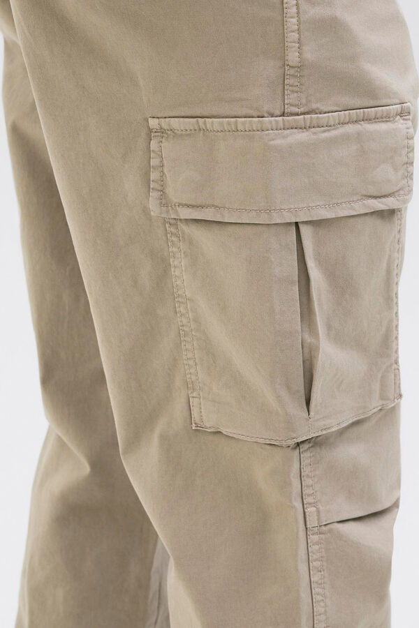 Jack & Jones Calça cargo de regular fit Cinzento
