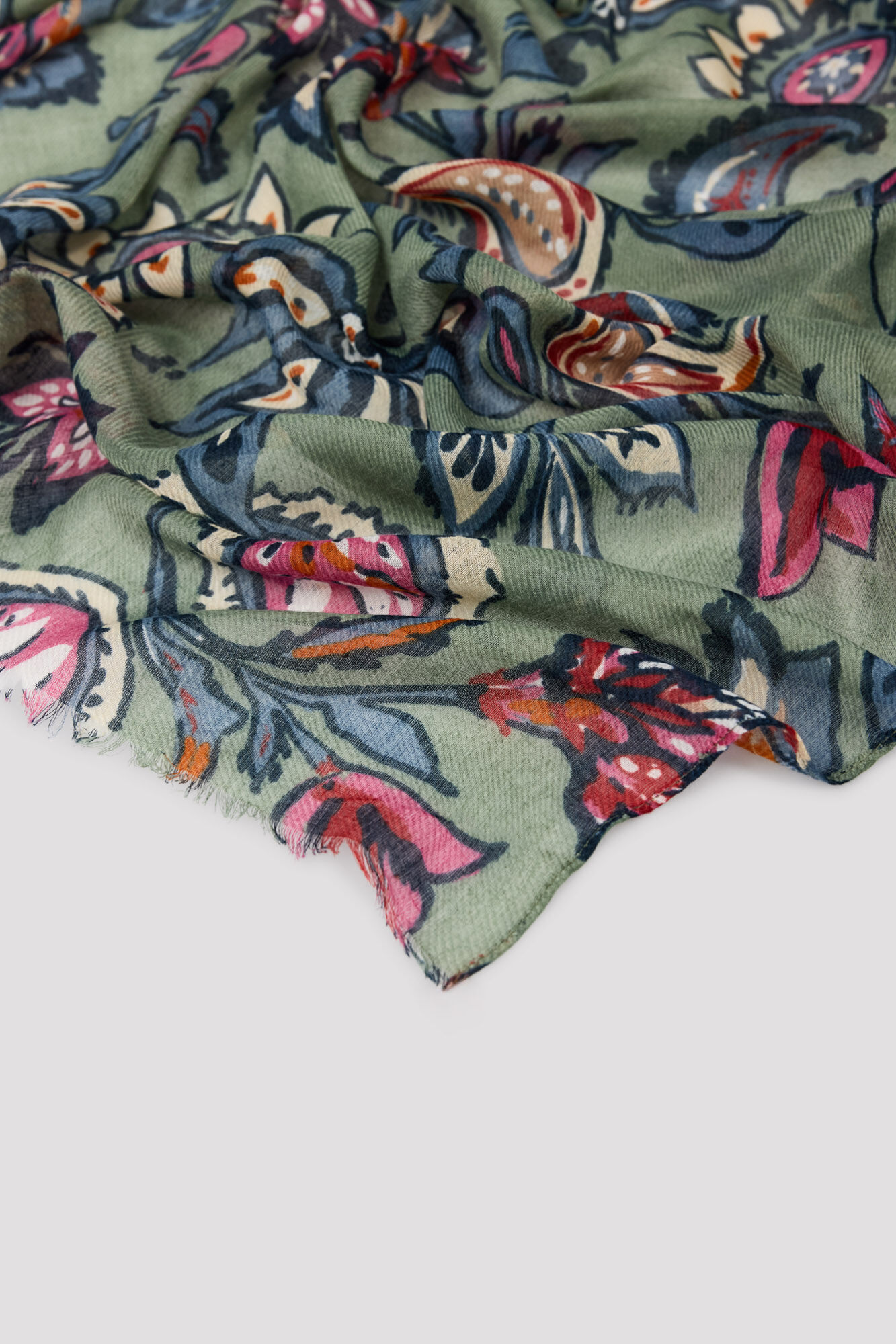 Cortefiel Multicoloured floral scarf