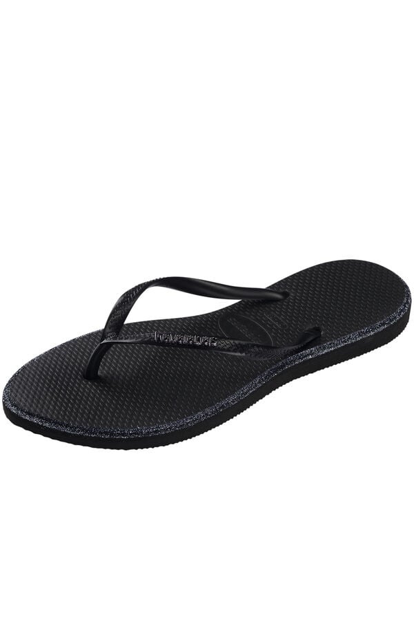 Havaianas Glitter Slim Point sandals Black