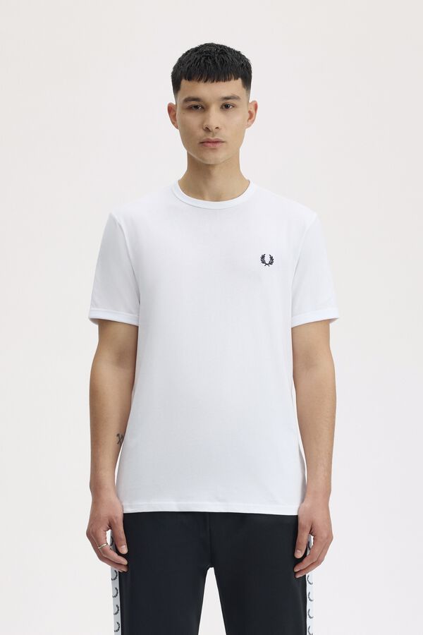 Fred Perry Plain short sleeve T-shirt White