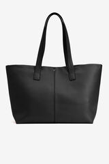Vilanova Mala tote bag efeito pele Preto