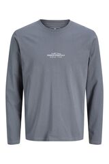 Jack & Jones T-shirt 100% algod&atilde;o org&acirc;nico Cinzento