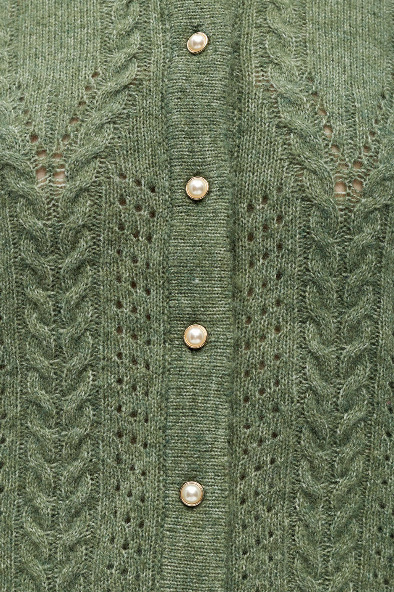 Object Openwork knit cardigan