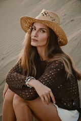 Slowlove Cowboy hat Brown