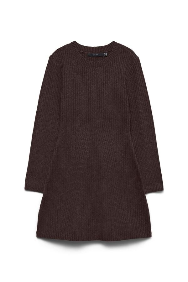 Vero Moda Knit short dress Dark brown
