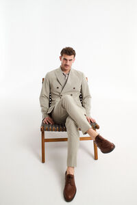Selected Calças de fato Slim Fit