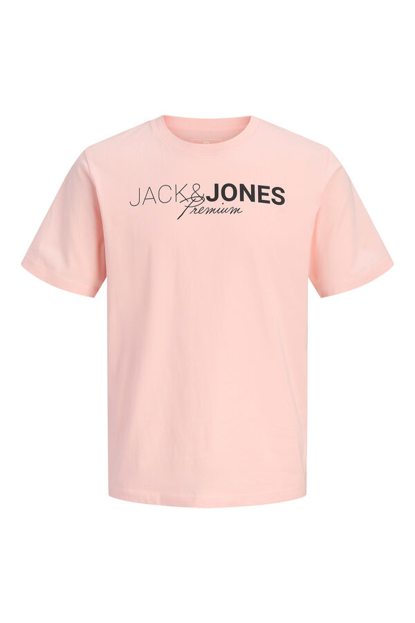 Jack & Jones Short sleeve logo T-shirt Pink