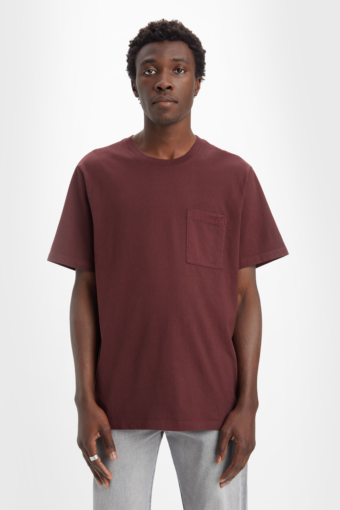 Camiseta deals gris levis