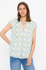 Cortefiel Fluid V-neck blouse Multicolour