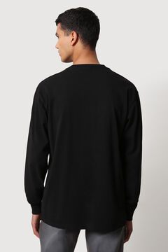 Cortefiel Napapijri S-BOX SS long-sleeved T-shirt Black