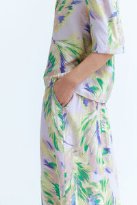 Vila Saia midi com viscose