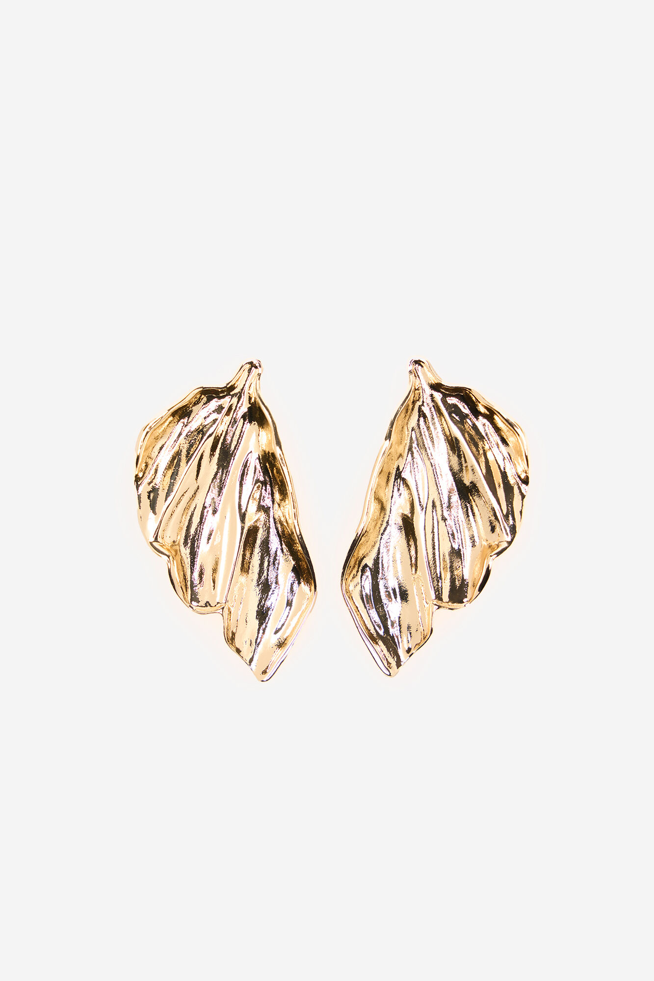Cortefiel Leaf earrings