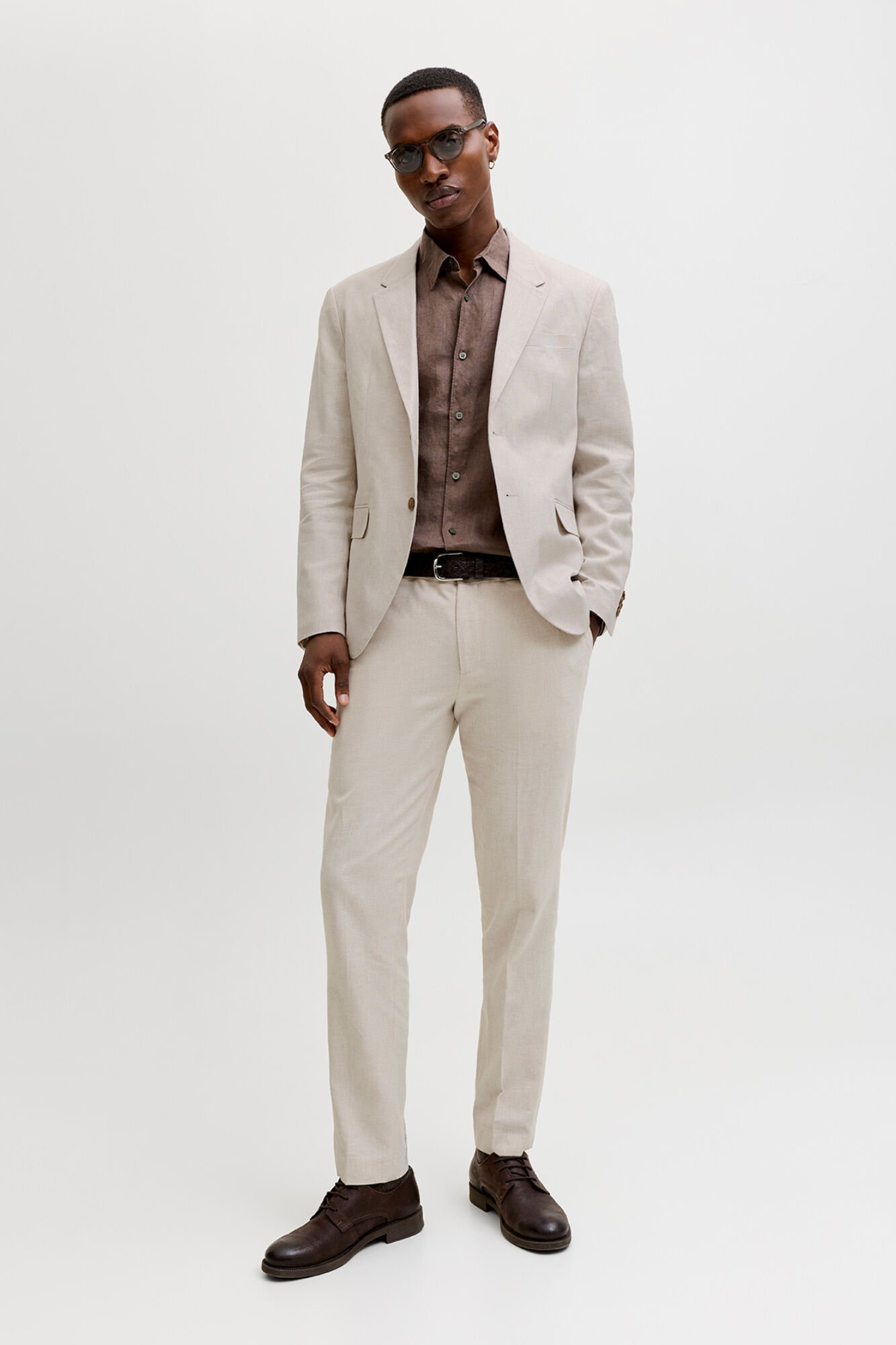 Jack & Jones Pantal&oacute;n vestir lino