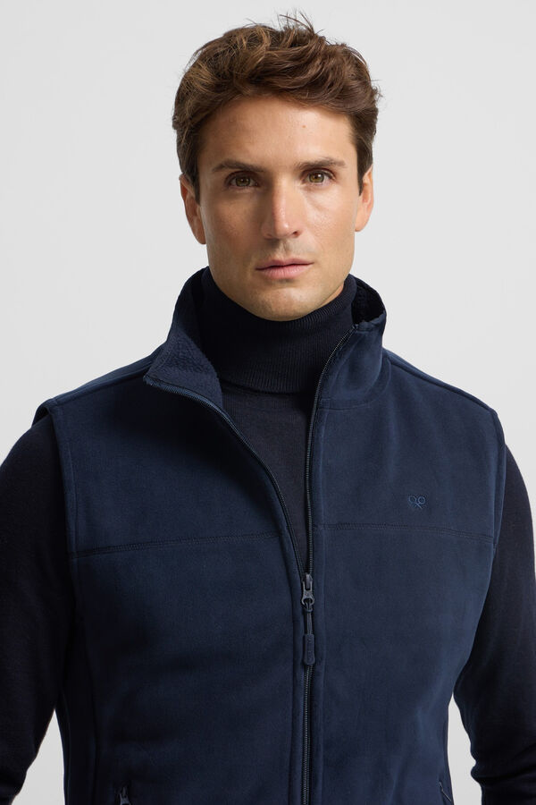 Silbon Colete de polar cl&aacute;ssico Azul