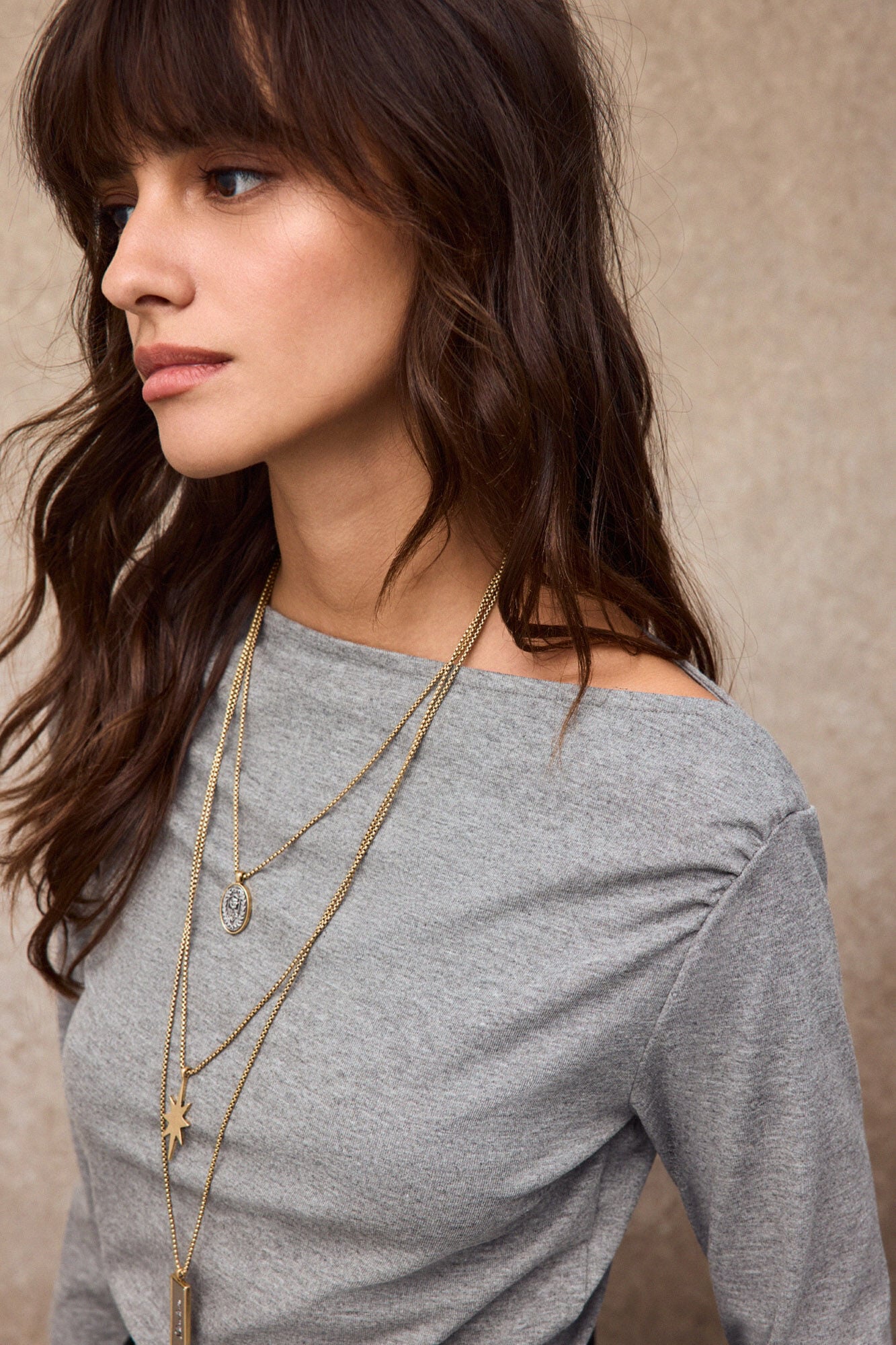 Slowlove Draped neckline top