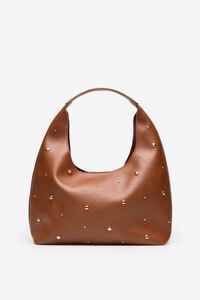Cortefiel Studded hobo bag