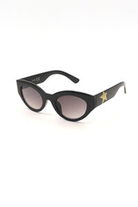 Cortefiel Glamour Round sunglasses Black