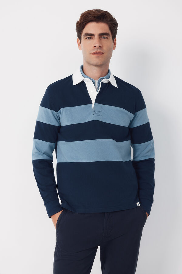 Cortefiel Rugby shirt  Navy