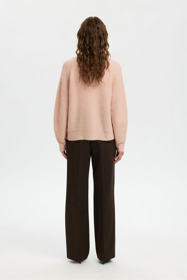 Selected Casaco de malha em lã e alpaca Subiu