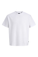 Jack & Jones T-shirt b&aacute;sica manga curta Branco