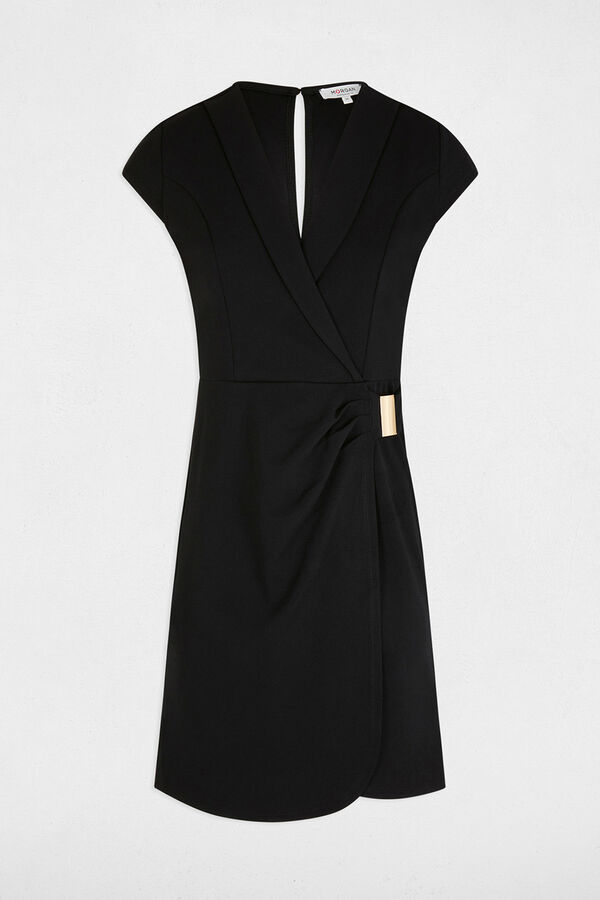 Morgan Vestido curto decotado Preto