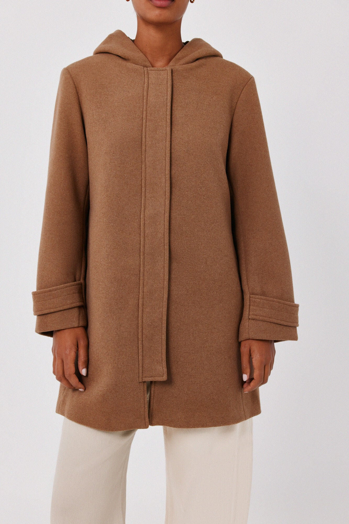 Cortefiel Jacket zip fastening hood