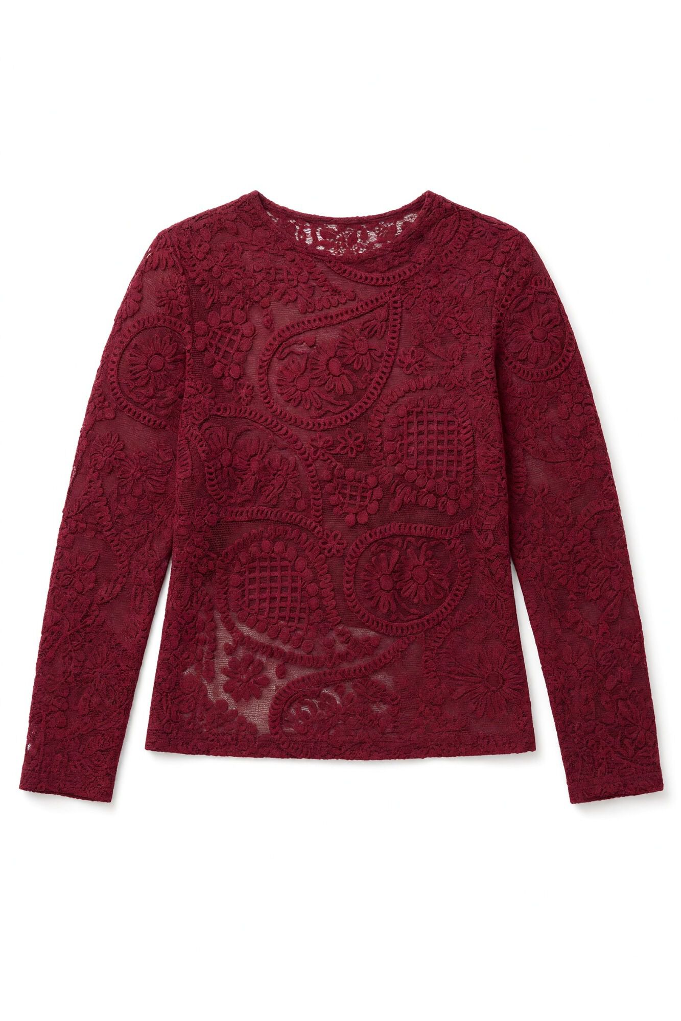 Slowlove Top em crochet floral
