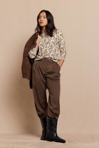 Slowlove Camiseta estruturada estampada