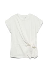 Vero Moda T-shirt com detalhe de n&oacute; Branco
