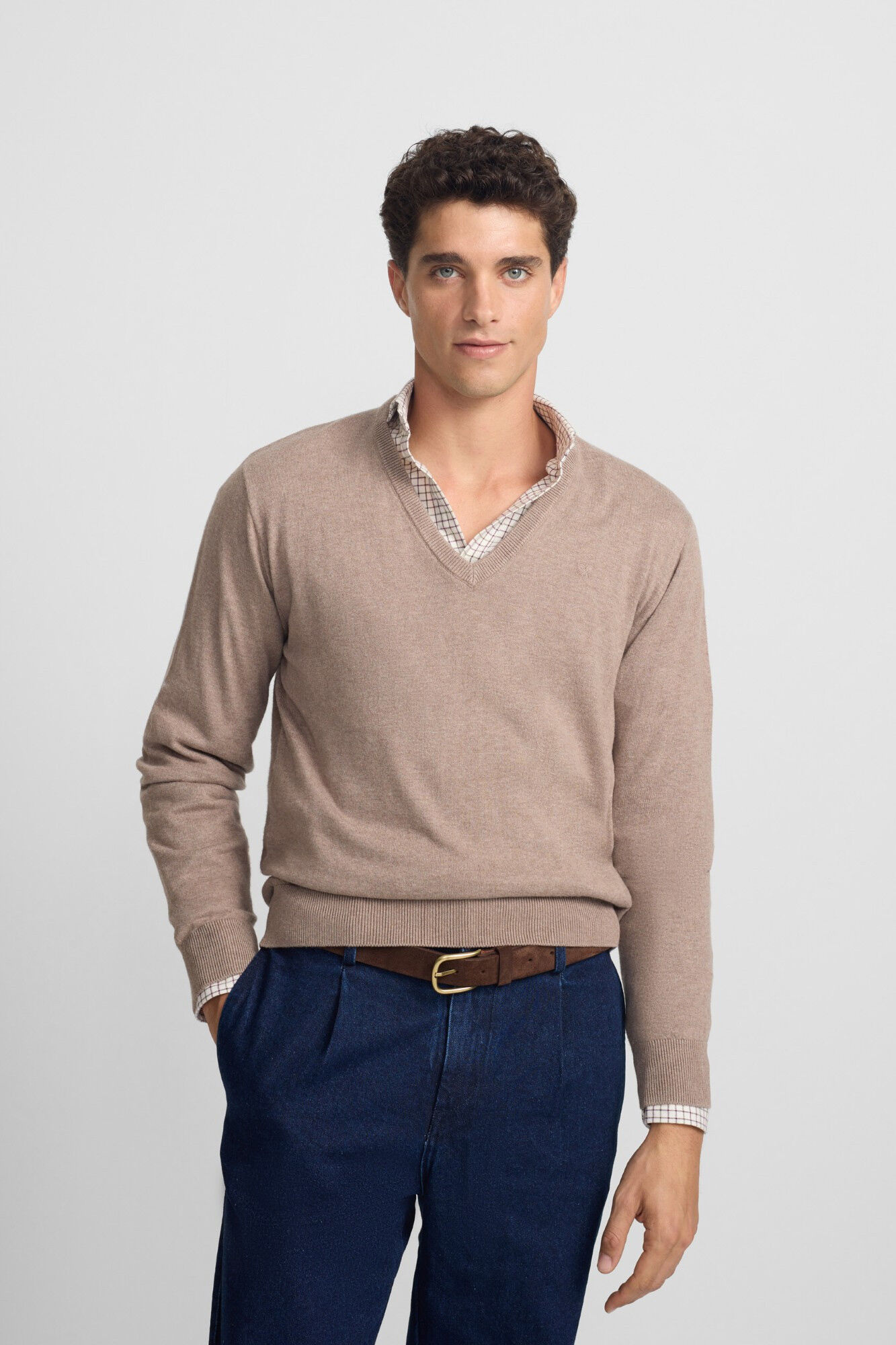 Silbon Camisola retr&ocirc; com gola em V