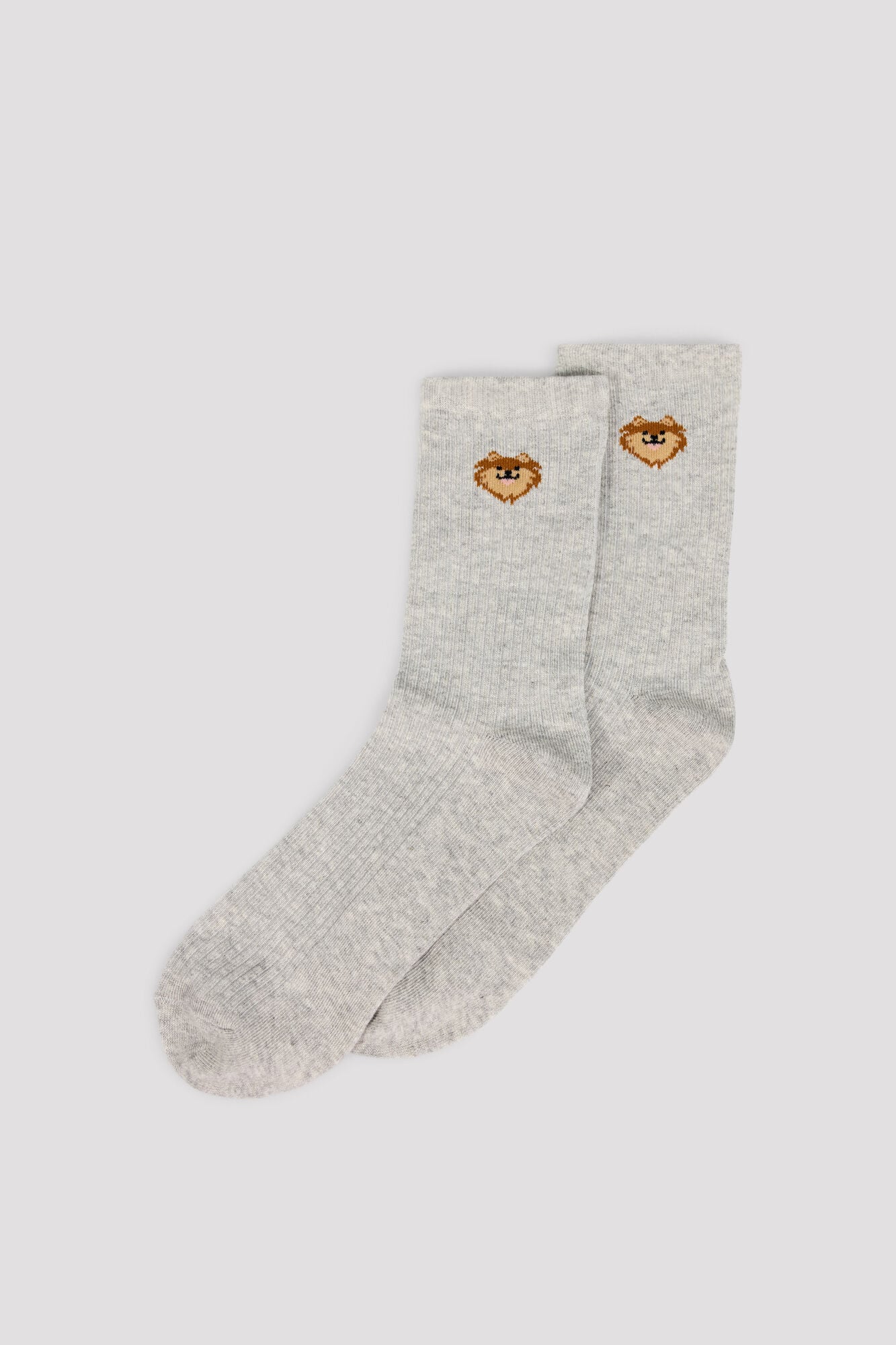 Cortefiel Dog ribbed socks