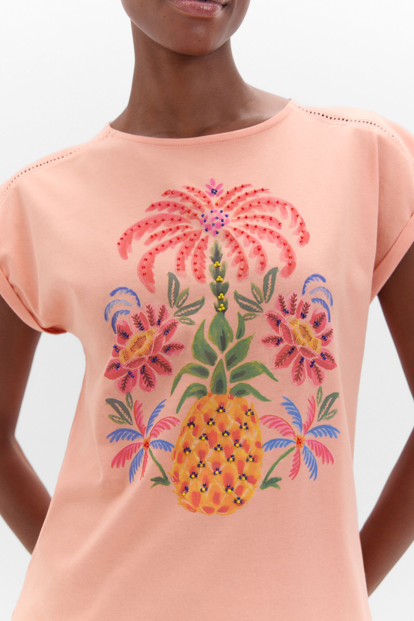 Camisa multicolor estampado chicas best sale