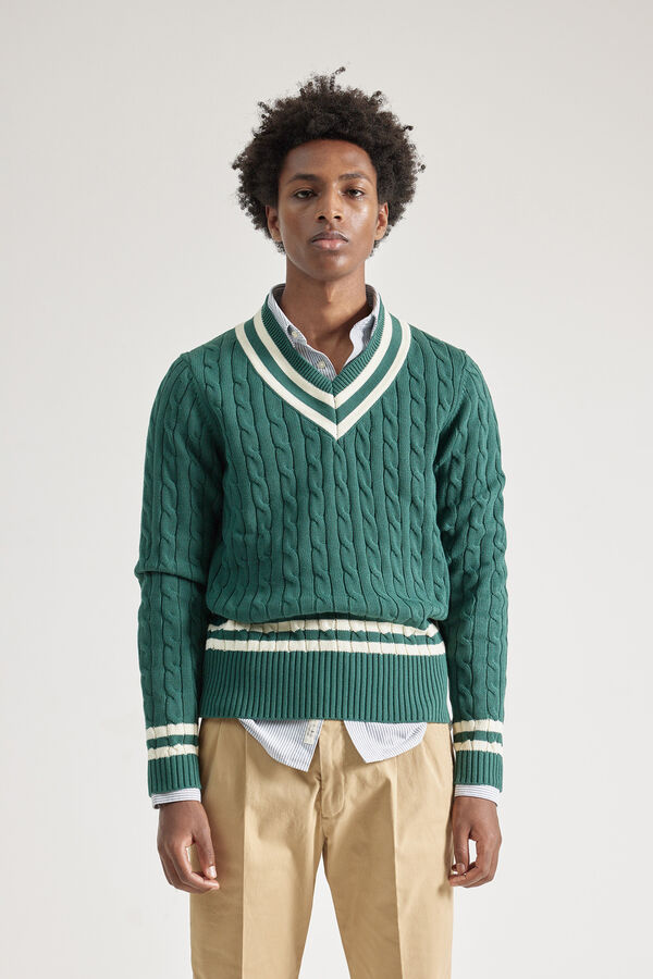 PuroEGO camisa de críquete  Verde