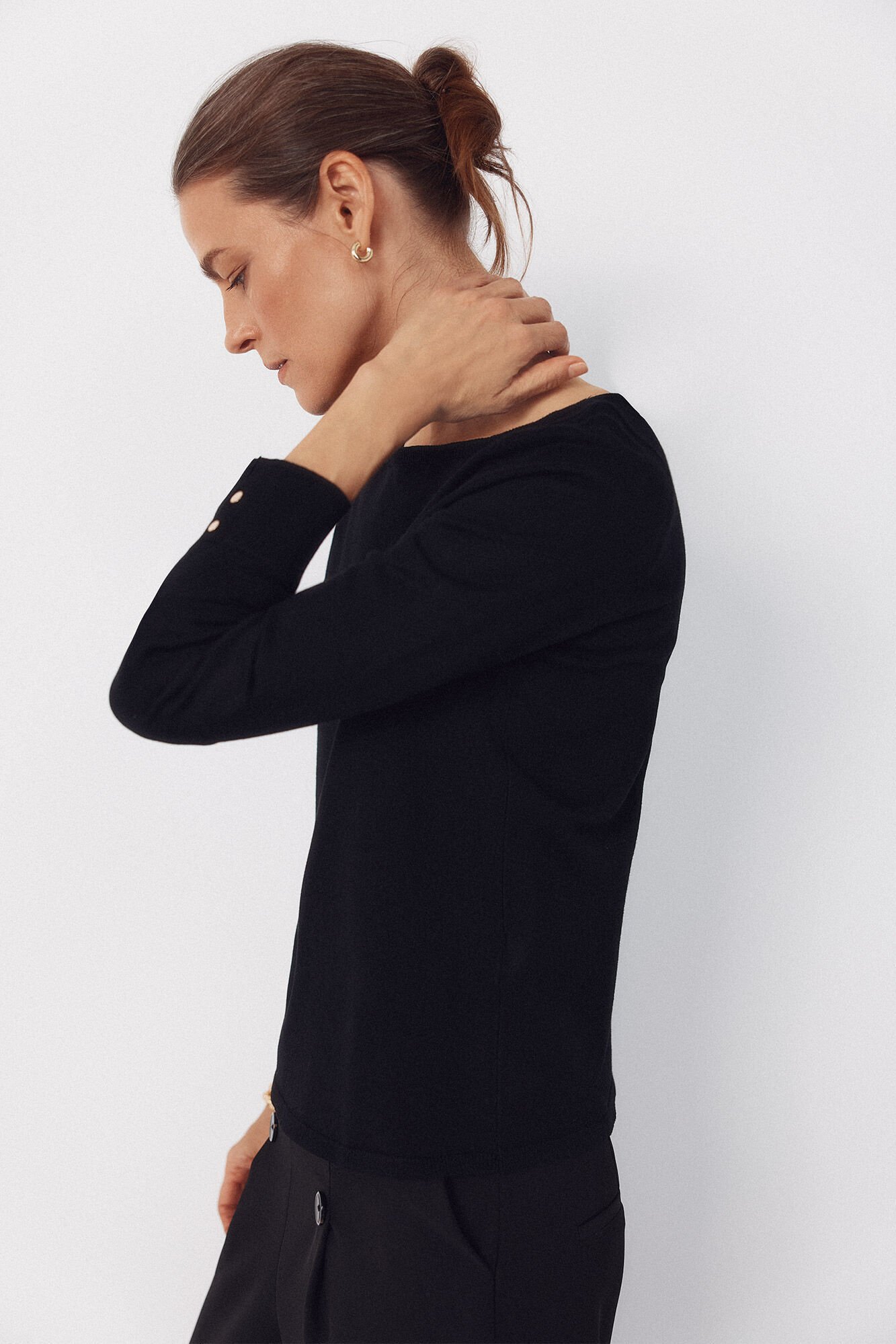Cortefiel Boat neck jumper