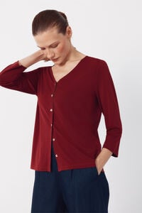 Cortefiel V- neckline top with buttons