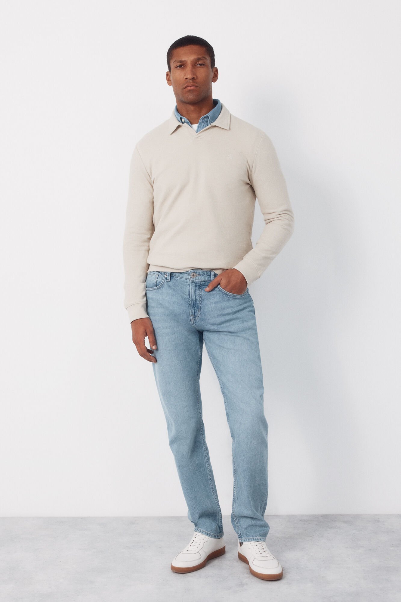 Cortefiel Regular-fit lightweight jeans