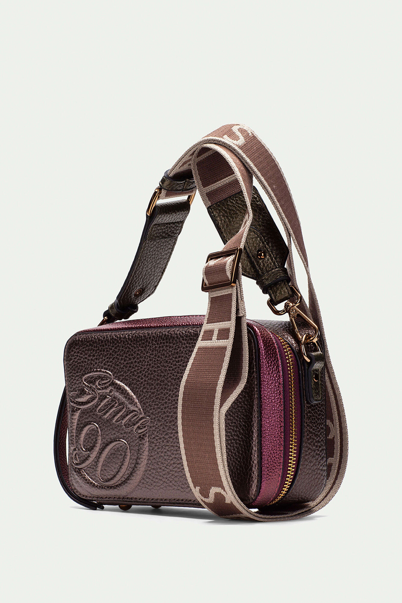 Hispanitas Desde 90 bolsa de mala de tiracolo com fecho-&eacute;clair